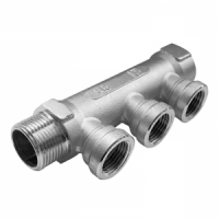 Коллектор Valtec 3/4" на 3 выхода 1/2" вн