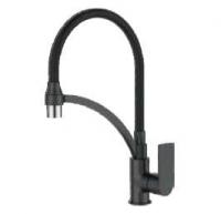 Смеситель кухни черный Accoona A48130F