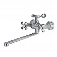 Смеситель ванны хром Lebed БК 7404 без шланга и лейки 