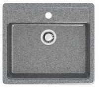 Мойка 570 кварц темно серая