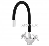 Смеситель кухни хром Latora Lux 2106LL