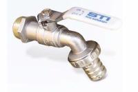 Кран водоразборный Sti 3/4 нар со штуцером