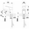 Смеситель раковины хром Lemark LM3356С 