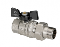 Кран американка BG 300 1" вн-нар бабочка