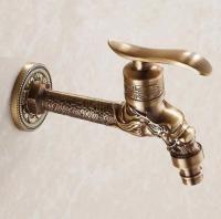 Кран водоразборный 1/2 бронза резной фактурный