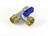 Кран проходной Tim 1/2*3/4*1/2 вн-нар-нар