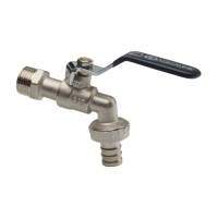 Кран водоразборный Ser 1" нар со штуцером