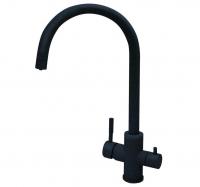 Смеситель кухни с фильтром черный Osgard  85973 