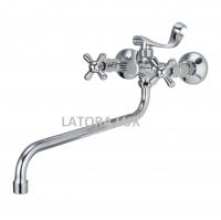 Смеситель ванны хром Latora Lux 26800LL без шланга и лейки