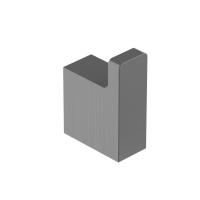 Крючок одинарный Cezares оружейная сталь