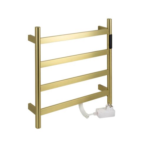 Полотенцесушитель В47*Ш50 электрический лесенка матовое золото