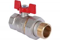 Кран американка Rommer 1" вн-нар бабочка