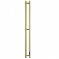 Полотенцесушитель В120*Ш8 электрический  узкий состаренная бронза