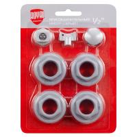 Набор для подключения радиатора 1/2 серебро Royal Thermo