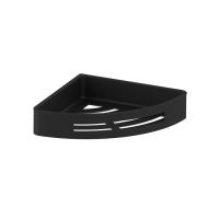 Полка 1-ярусная угловая черная Иддис SHE11SBi44