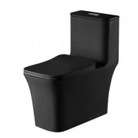 Унитаз монолит черный матовый az1111Mb