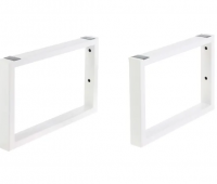 Кронштейн для столешниц П-образный белый