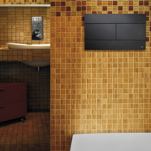 Кнопка OLI SLIM черная 886040 (659056) механическая Португалия