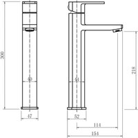 Смеситель раковины бронза Fashun A51220-21