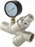 Подпиточный клапан Valtec 1/2" с фильтром и манометром
