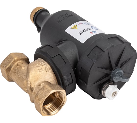 Шламоотделитель Stout с магнитом и циклонным фильтром 1"