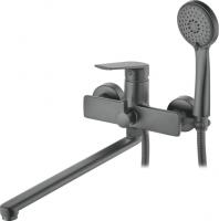 Смеситель ванны черный Latora Lux  1505LL