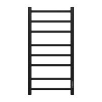 Полотенцесушитель В80*Ш40 электрический лесенка черный матовый PN10848B