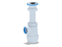 Сифон для кухни 1 1/2 * 40 без гофры А4003/А0100