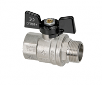 Кран шаровый BG 300 1/2 вн-нар бабочка