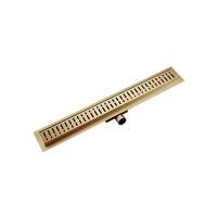 Трап-лоток 70*500 D40/50 решетка матовое золото