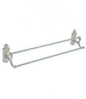 Полотенцедержатель двойной  белый Gappo G3509