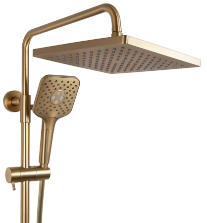 Душевой гарнитур матовое золото Kaiser 05382-3