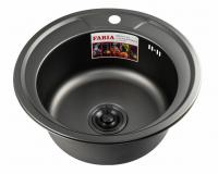 Мойка 490 врезная Fabia  круглая 0,8мм