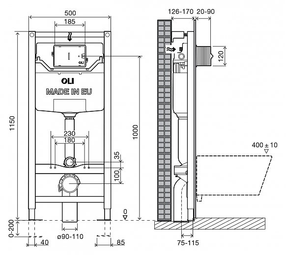 Инсталляция OLI 100409 Португалия