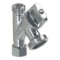 Кран проходной Arco 1/2*3/4*1/2 с накидной гайкой