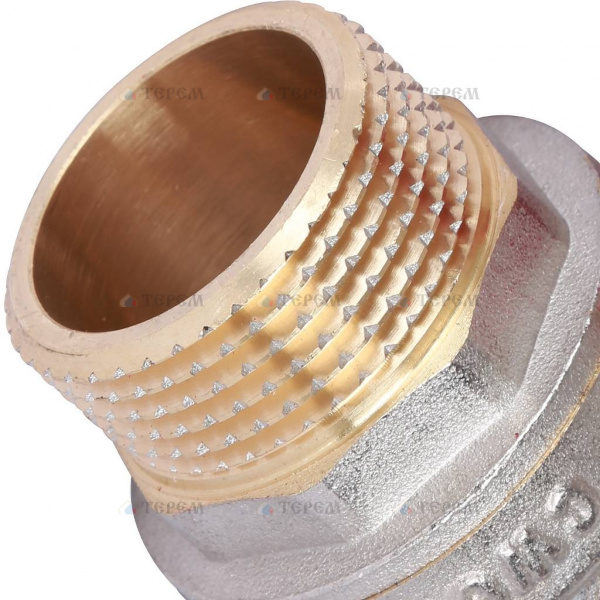 Кран шаровый Rommer 1" вн-нар бабочка