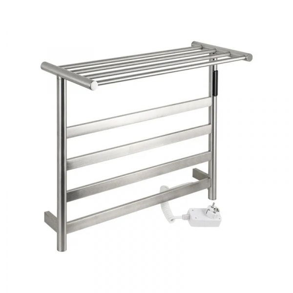 Полотенцесушитель В51*Ш57 электрический хром матовый  с полкой