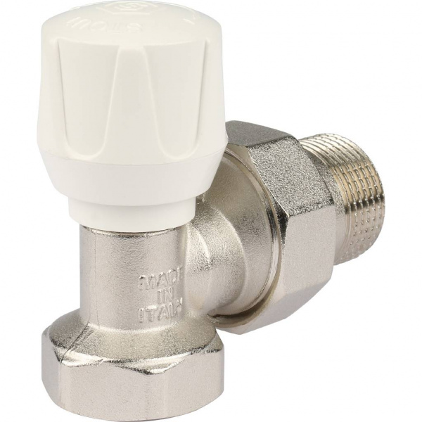 Клапан ручной Stout угловой D20 для радиатора