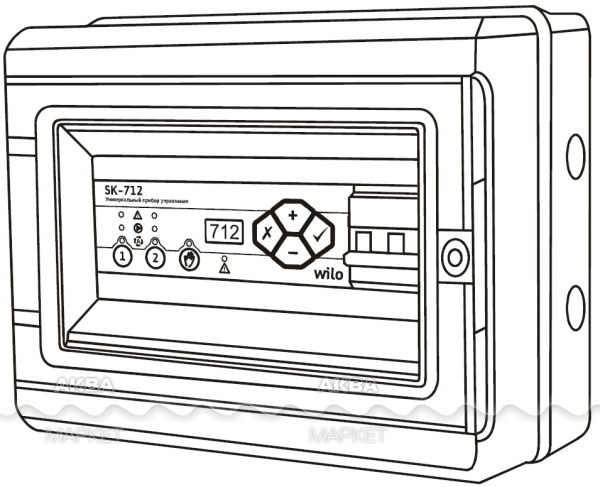Шкаф управления Wilo SK-712/d-2-5,5 (12A)