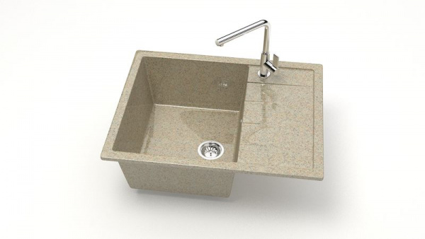 Мойка 645 кварц песочный