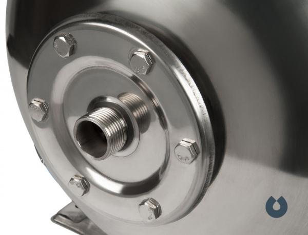 Гидроаккумулятор 24 литра UNIPUMP нержавейка горизонтальный