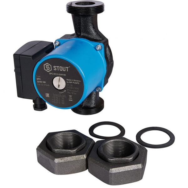 Насос циркуляционный Stout 32/40 180 мм