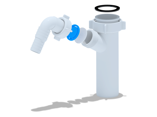 Врезка в сифон 1 1/2*40  М140