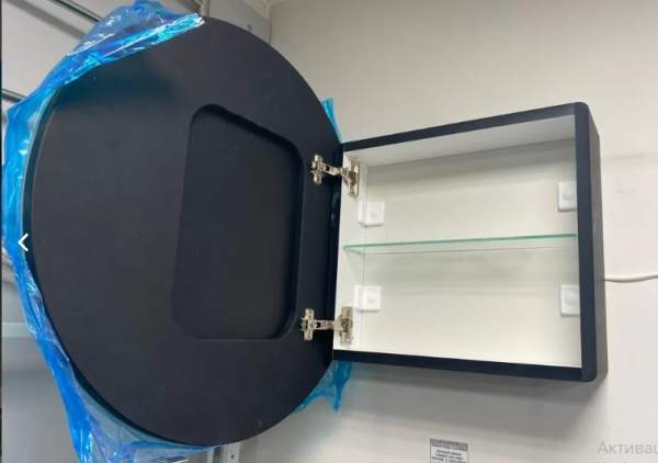 Зеркало шкаф 600 торнео mbk068