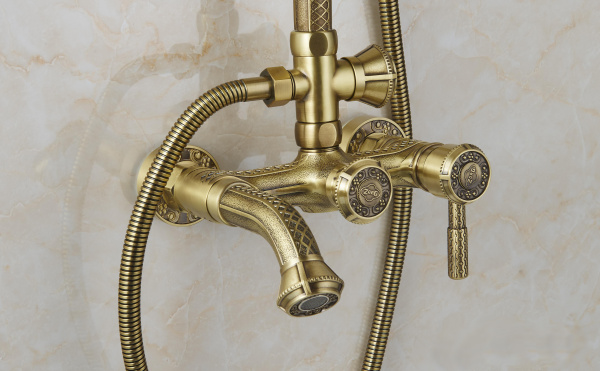 Душевой гарнитур бронза Zorg А201DS BR