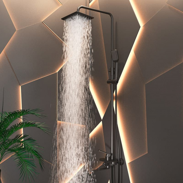 Душевой гарнитур черный Elghansa 2353520-2Н-Black