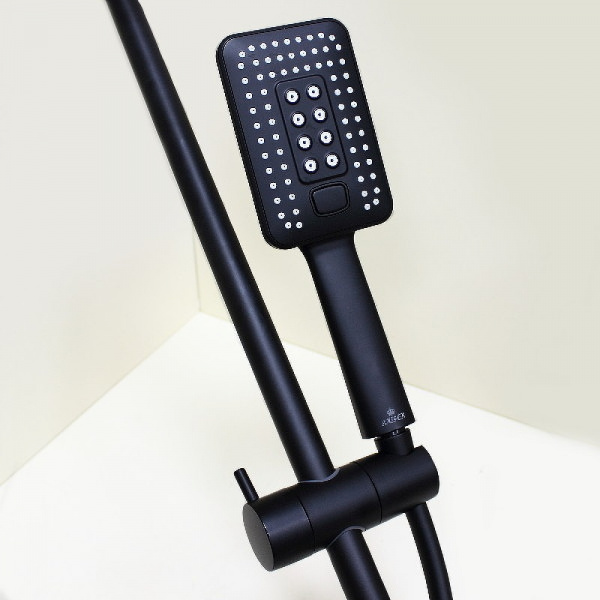 Душевой гарнитур черный Kaiser  01182-2