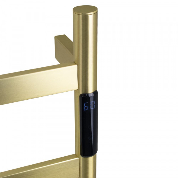 Полотенцесушитель В47*Ш50 электрический лесенка матовое золото