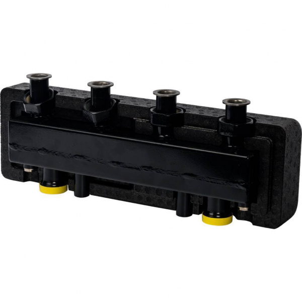 Коллектор Stout 2-х контурный DN 25 стальной с гидравлическим разделителем