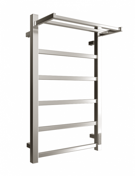 Полотенцесушитель В80*Ш50 электрический лесенка сатин матовый хром